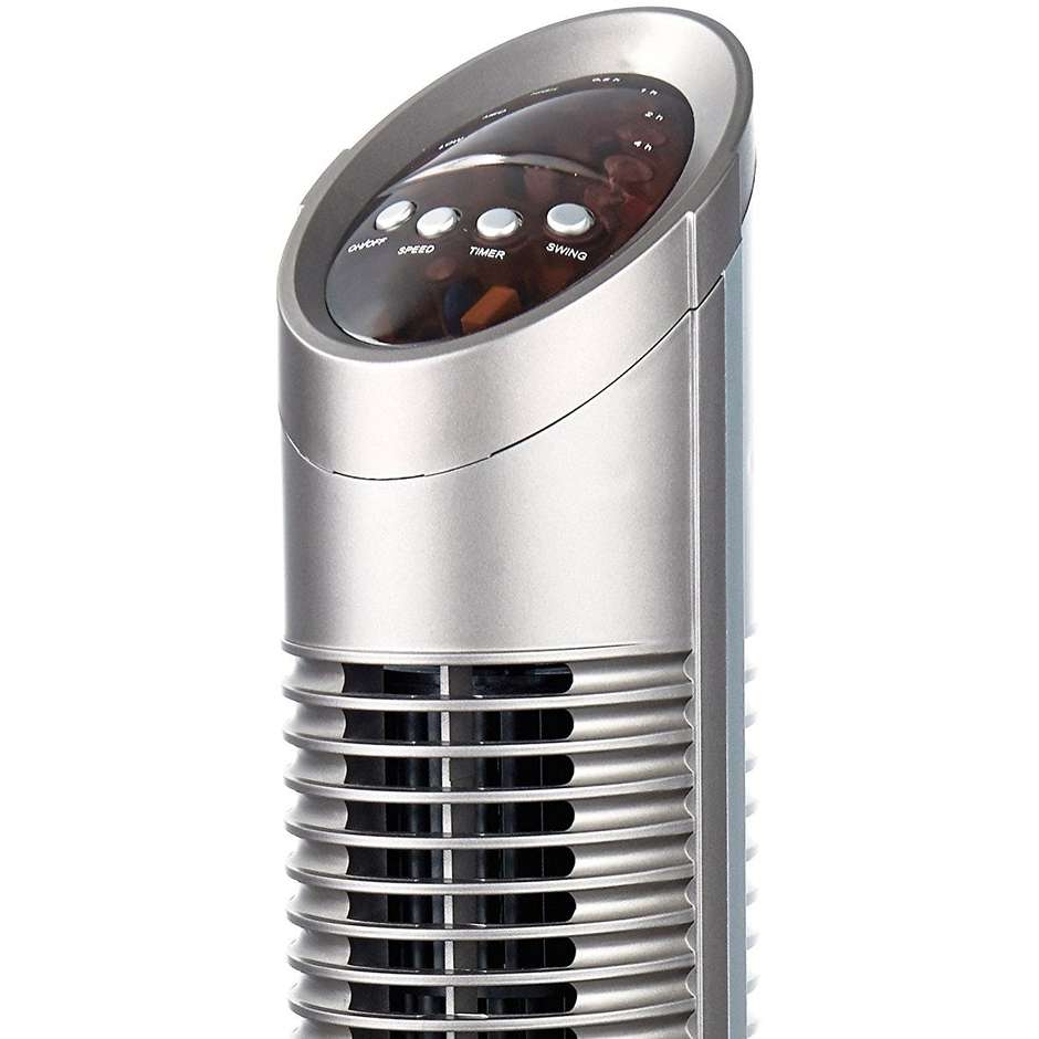 Argo  Aspire Tower ventilatore a torre 12,9 m³/h 56db Argento