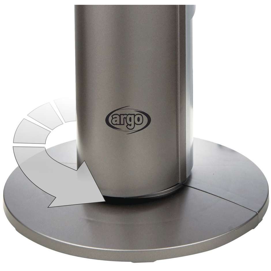 Argo  Aspire Tower ventilatore a torre 12,9 m³/h 56db Argento