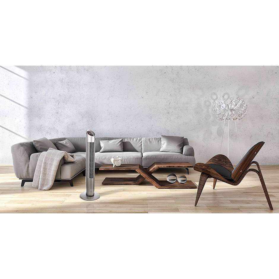 Argo  Aspire Tower ventilatore a torre 12,9 m³/h 56db Argento