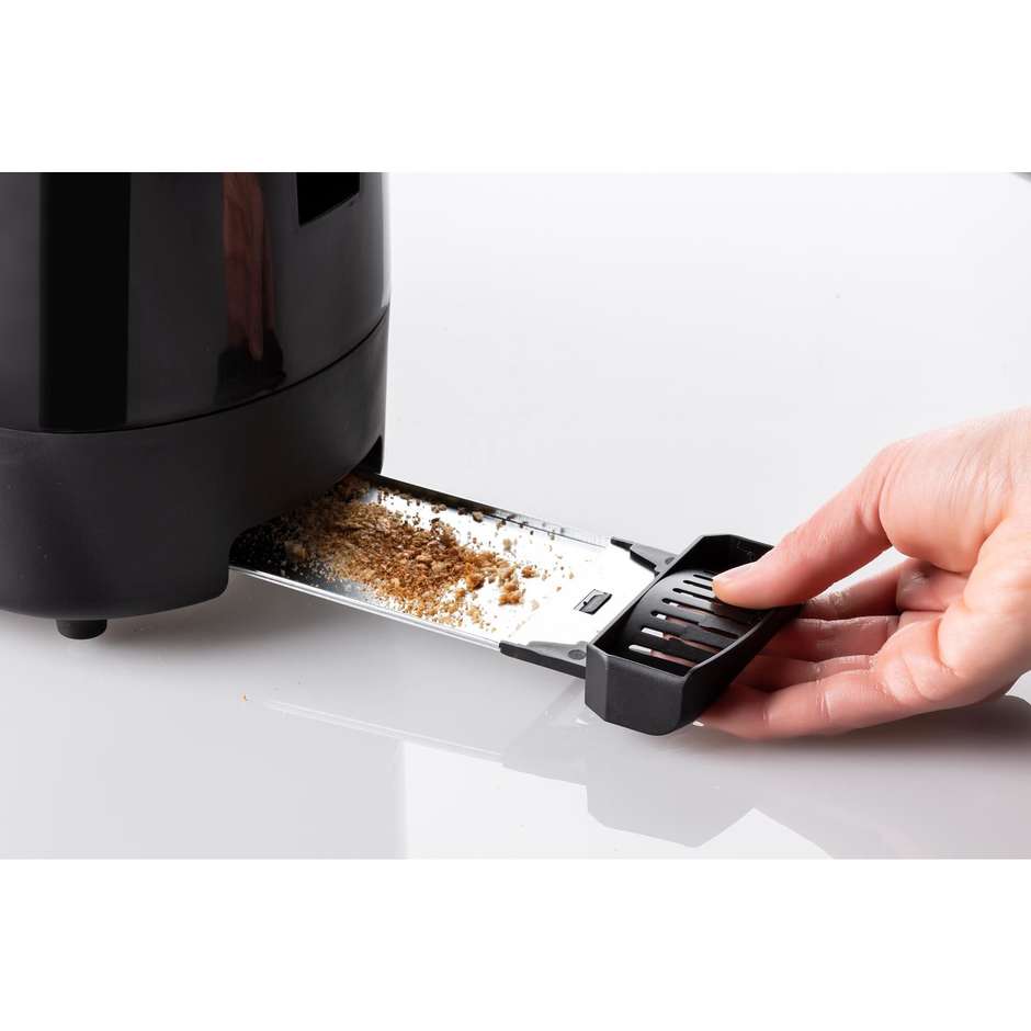 Ariete 159/02 Toastime Tostapane elettrico potenza 700 Watt 9 livelli doratura colore nero