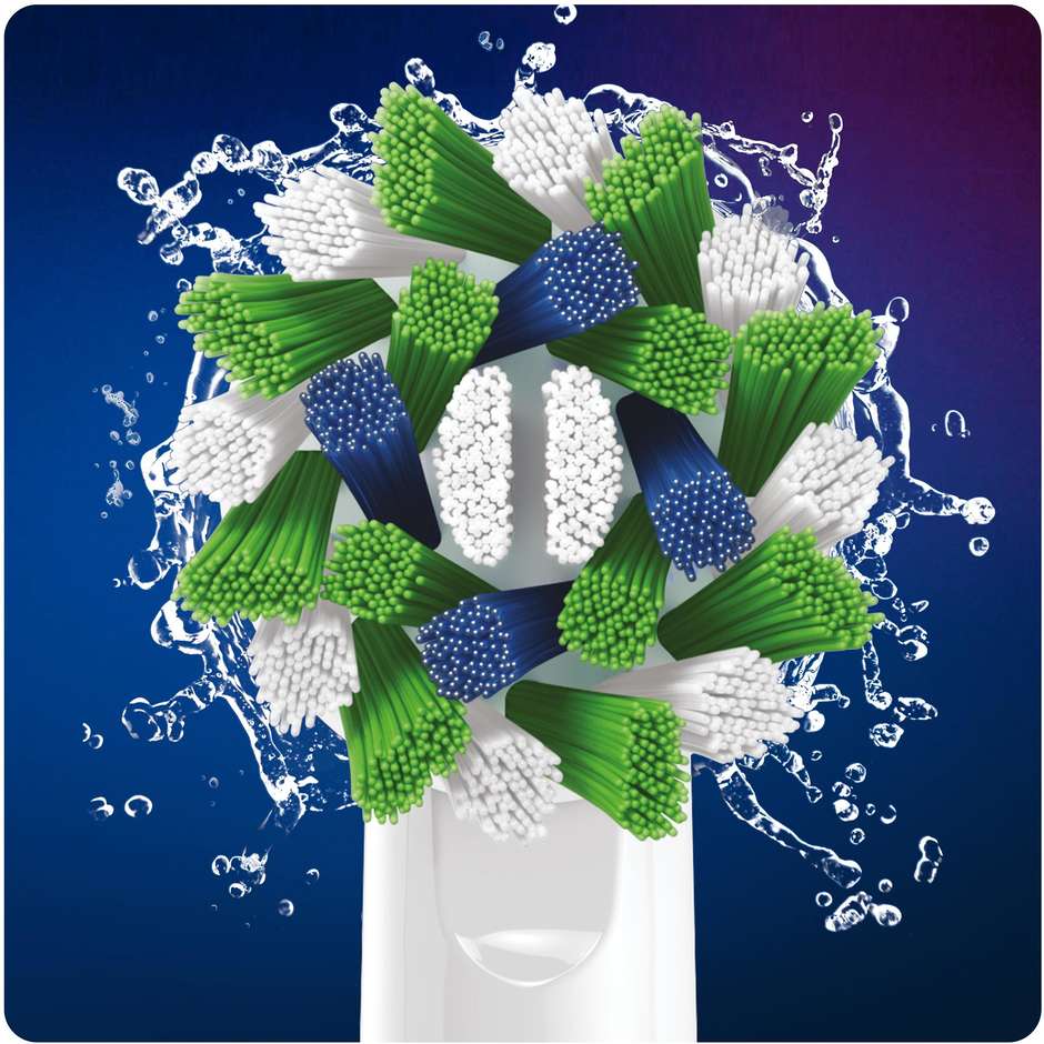 Braun REFILL3X3 Testine di Ricambio per spazzolino elettrico 3 pacchi da 3 pz colore bianco