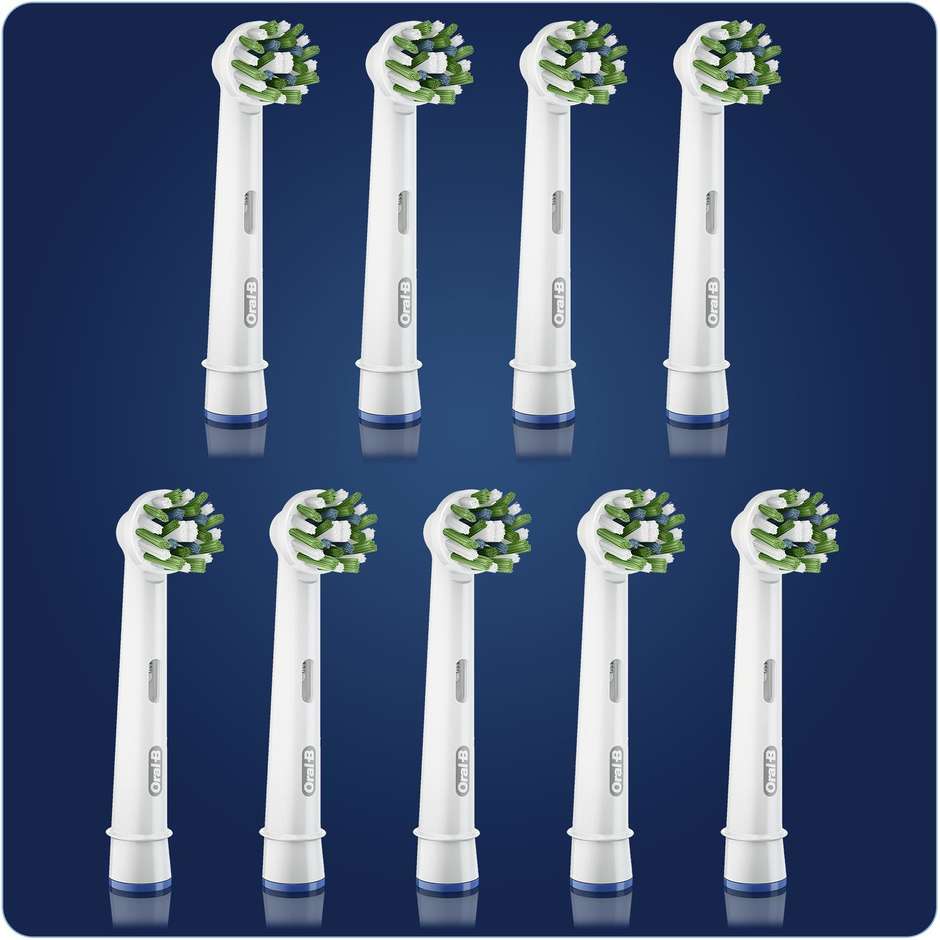 Braun REFILL3X3 Testine di Ricambio per spazzolino elettrico 3 pacchi da 3 pz colore bianco
