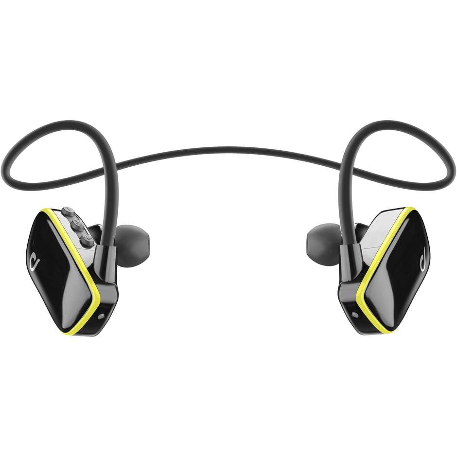 Cellularline Flipper BTFLIPPERK Universale Auricolari Bluetooth impermeabili con memoria integrata