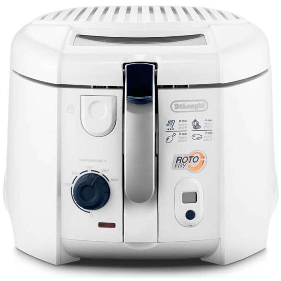 De Longhi F28533.W1 Rotofry friggitrice rotante 1800 Watt colore bianco