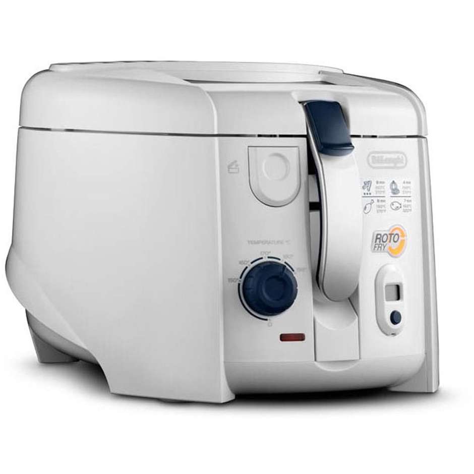 De Longhi F28533.W1 Rotofry friggitrice rotante 1800 Watt colore bianco