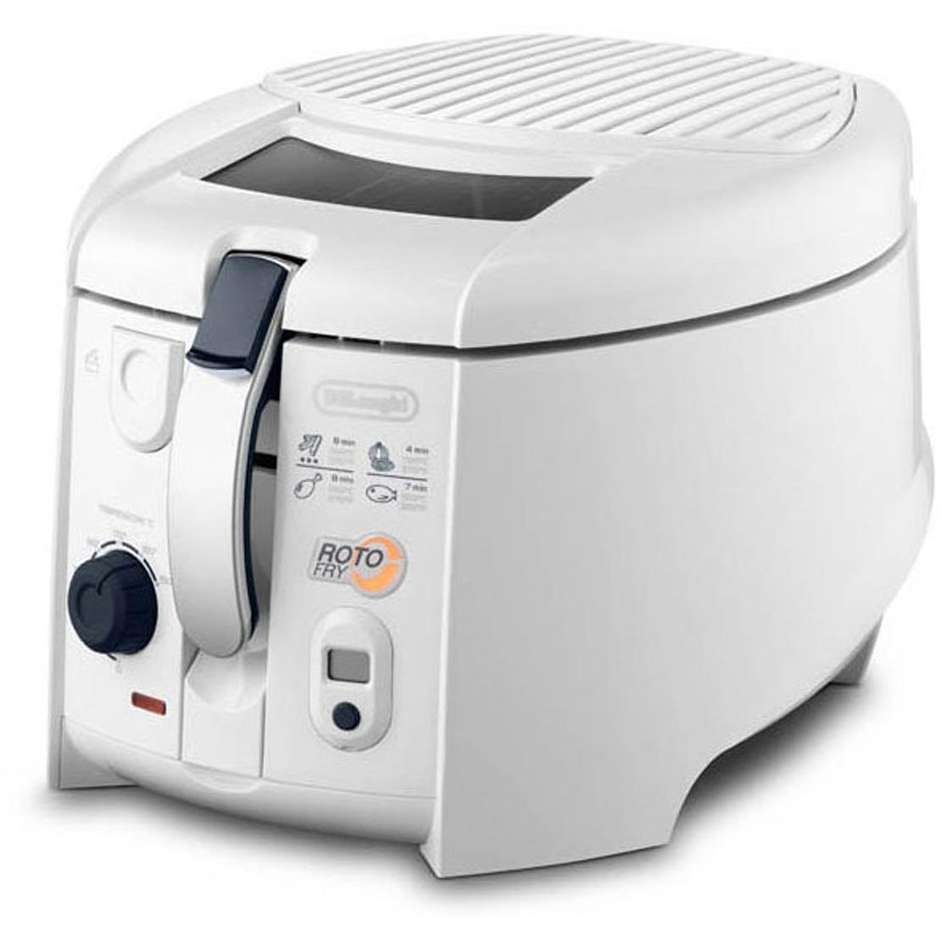 De Longhi F28533.W1 Rotofry friggitrice rotante 1800 Watt colore bianco