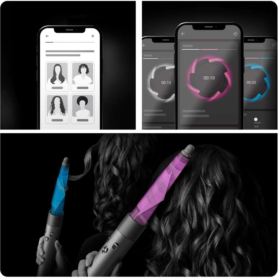 Dyson Airwrap Arriccia capelli + Accessori Colore Nero, Arancione