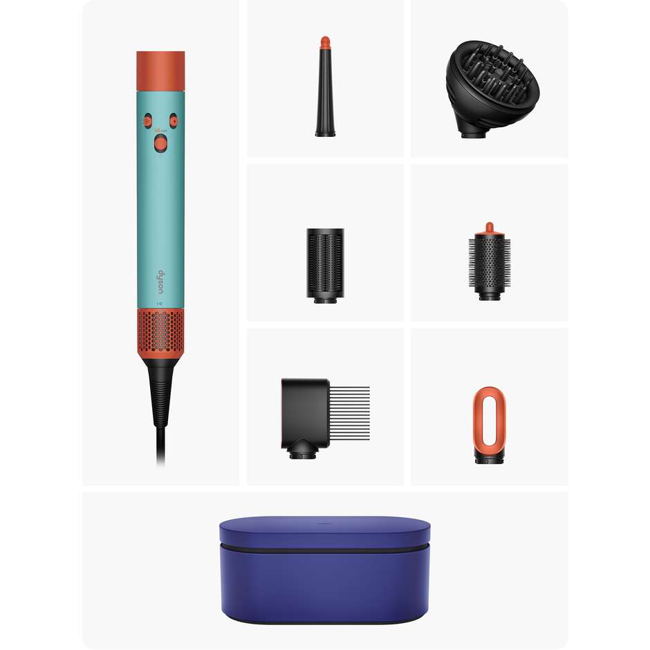 Dyson Airwrap Arriccia capelli + Accessori Colore Nero, Arancione