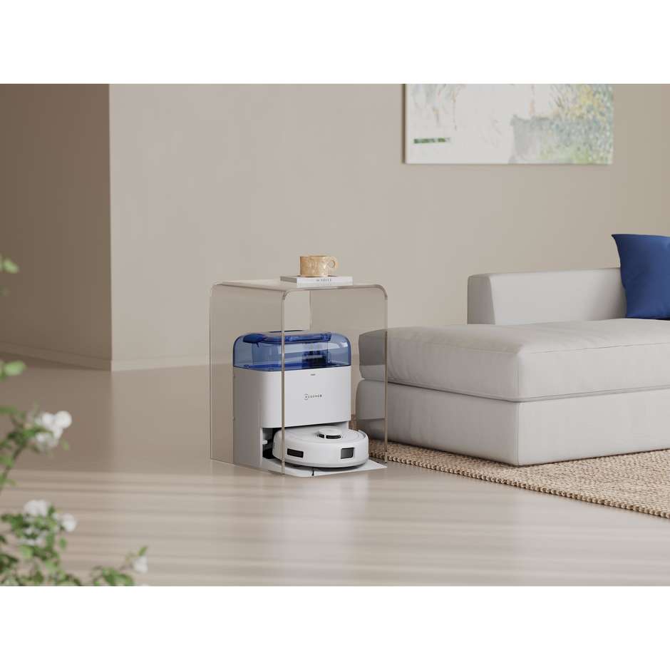 Ecovacs Deebot MINI Blue Robot Capacita 1,4 Lt Senza sacchetto Colore Blu, Bianco