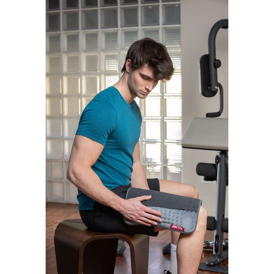 Imetec 16783 Termoforo Rettangolare 5 Livelli Potenza 110 W colore grigio