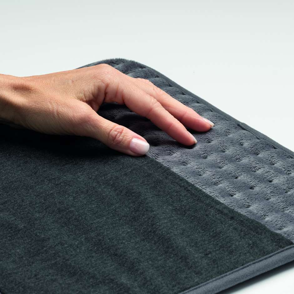 Imetec 16783 Termoforo Rettangolare 5 Livelli Potenza 110 W colore grigio