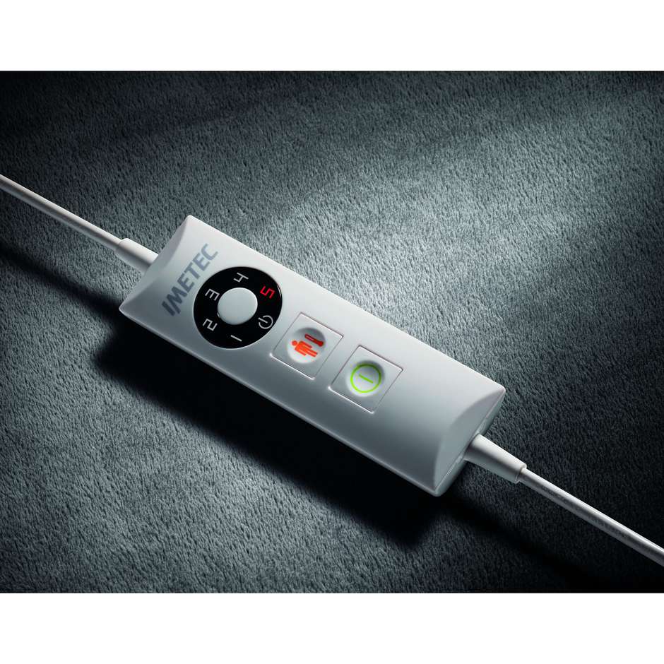 Imetec 16787 Termoforo per Spalle e Collo 5 Temperature colore grigio
