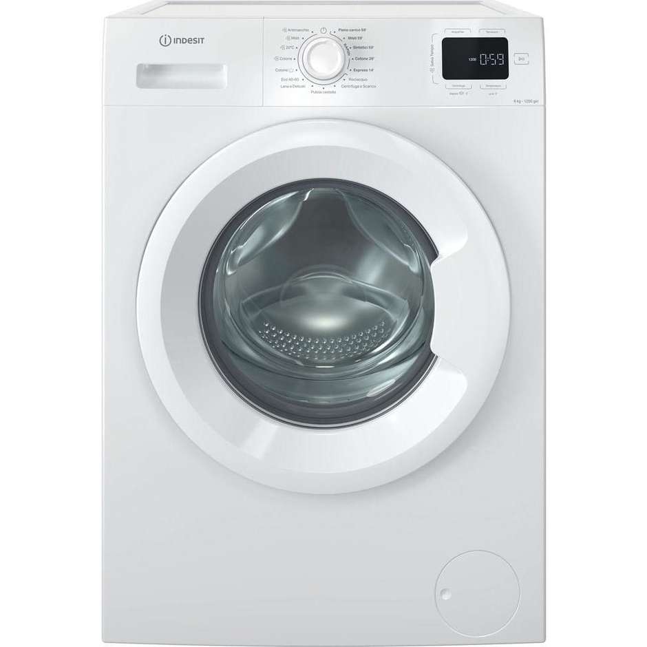 Indesit IM642BMYTIMEIT Lavatrice Carica Frontale Libera installazione Capacita 6 Kg 1200 Giri/min Classe B Colore Bianco