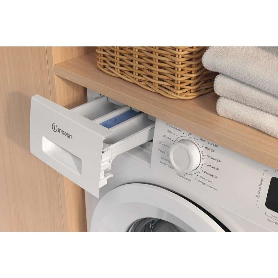 Indesit IM760MYTIMEIT Lavatrice Carica Frontale Capacita 7 Kg 1000 Giri/min Classe A Colore Bianco