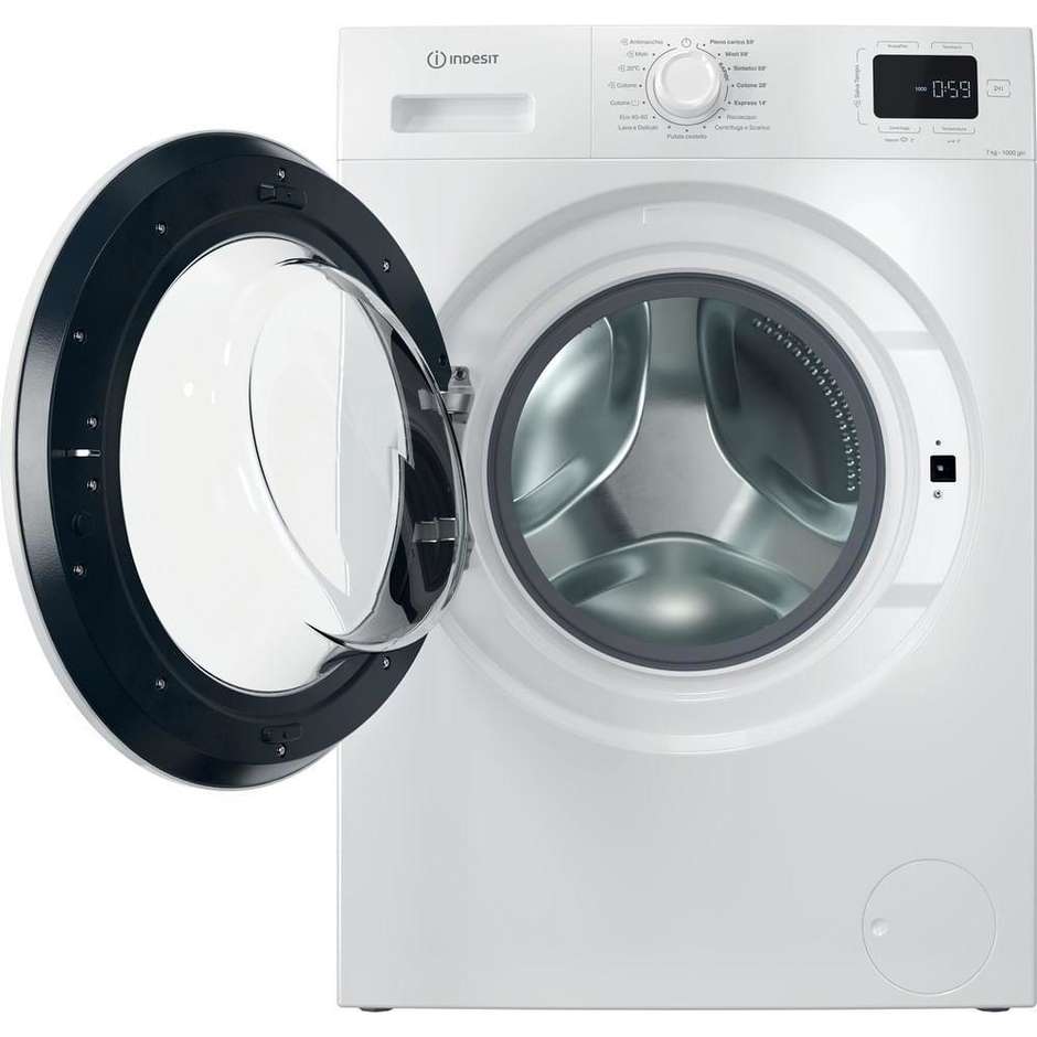 Indesit IM760MYTIMEIT Lavatrice Carica Frontale Capacita 7 Kg 1000 Giri/min Classe A Colore Bianco