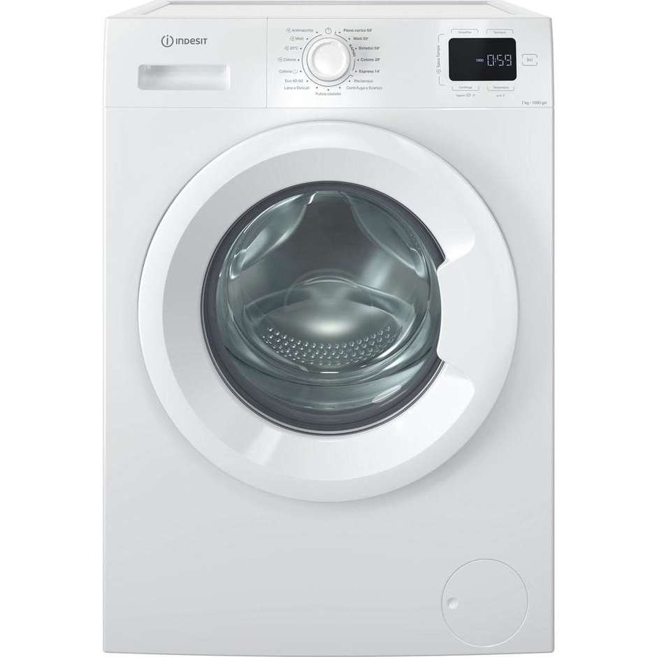 Indesit IM760MYTIMEIT Lavatrice Carica Frontale Capacita 7 Kg 1000 Giri/min Classe A Colore Bianco