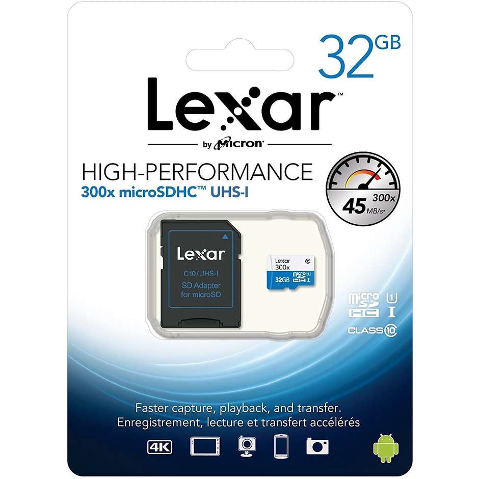 Lexar 300x LSDMI32GBB Memory Flash 32 Gb Classe 10
