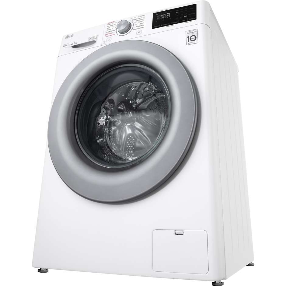 LG F2W3S7S4 Lavatrice Carica Frontale Slim Capacità 7 Kg 1200 Giri/Min Classe D colore bianco