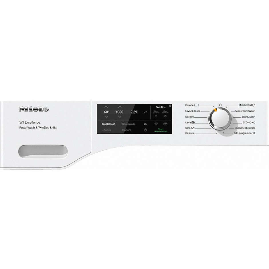 Miele WEI865 WCS P Lavatrice carica frontale 9 Kg 1600 giri/min Classe A colore Bianco