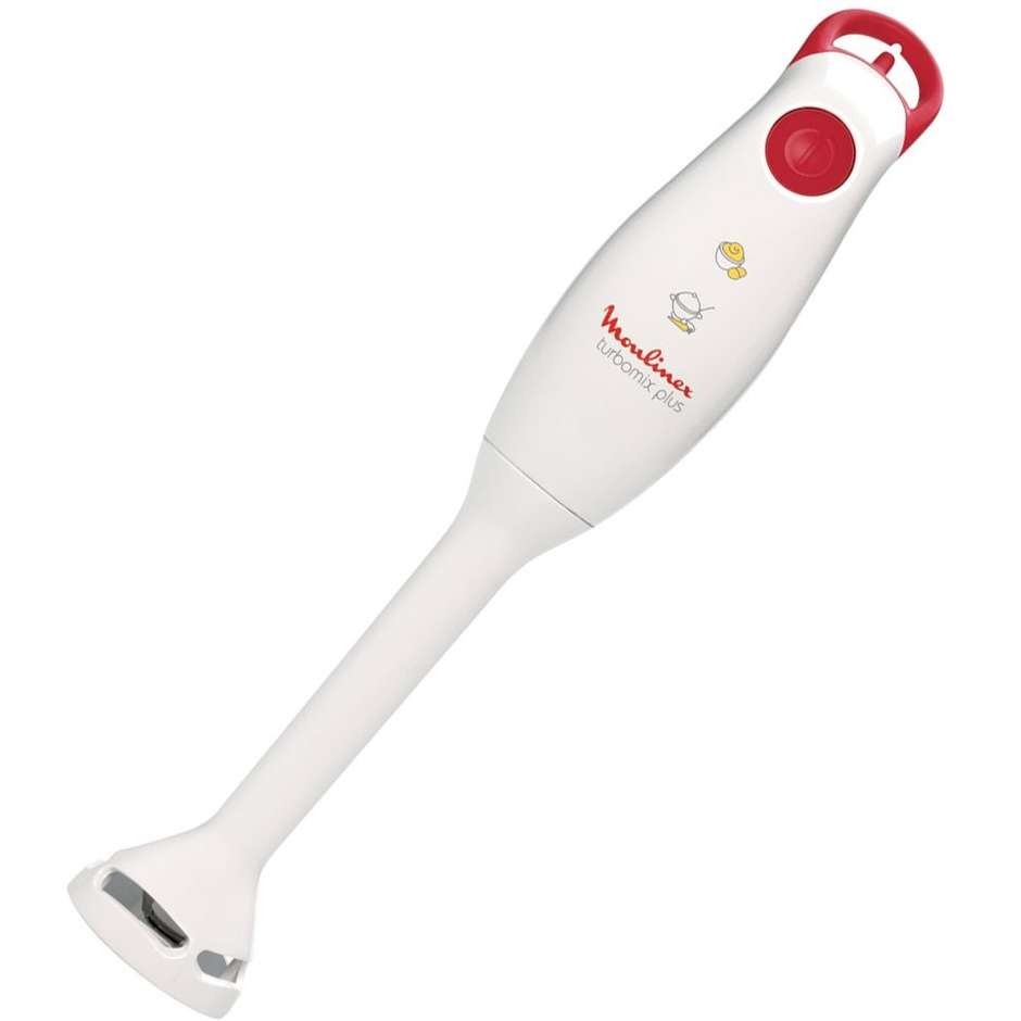 Moulinex DD1001 Turbomix Plus Frullatore a immersione 350 W colore Bianco, Rosso