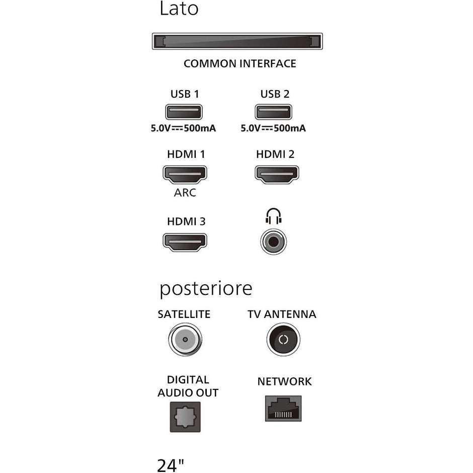 Philips 40PFS6000/12 TV LED 40" Full HD Smart TV Wi-Fi Classe E Colore Nero