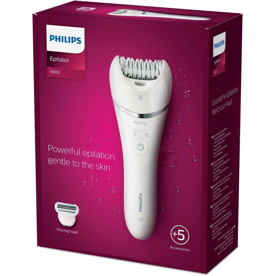 Philips BRE710/00 Wet & Dry Epilatore ricaricabile