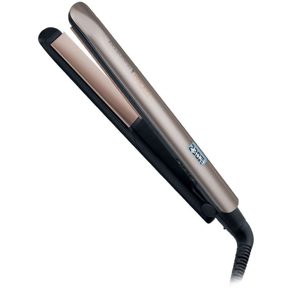 Remington S8540 Piastra stretta ceramica per Capelli Colore Crema,Nero