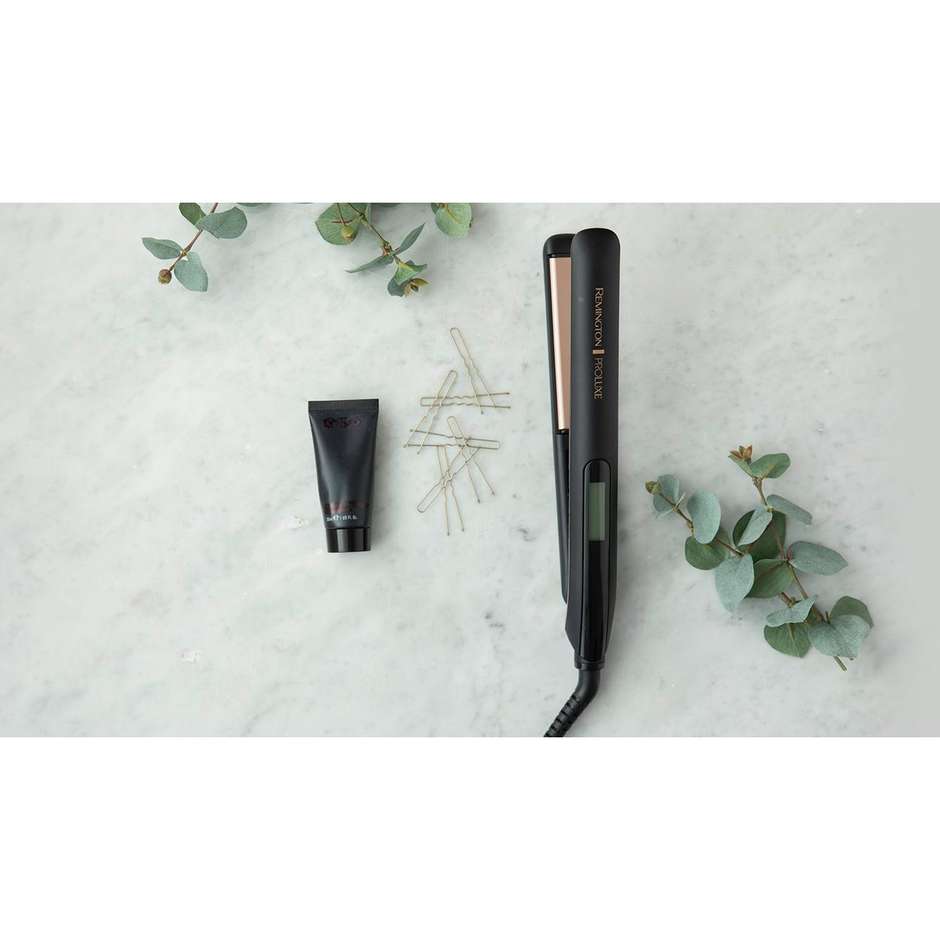 Remington S9100B Pro Luxe Midnight Piastra per Capelli in Ceramica Colore Nero