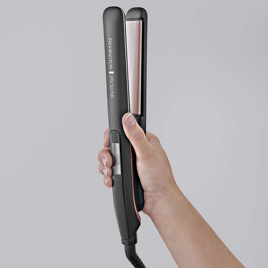 Remington S9100B Pro Luxe Midnight Piastra per Capelli in Ceramica Colore Nero