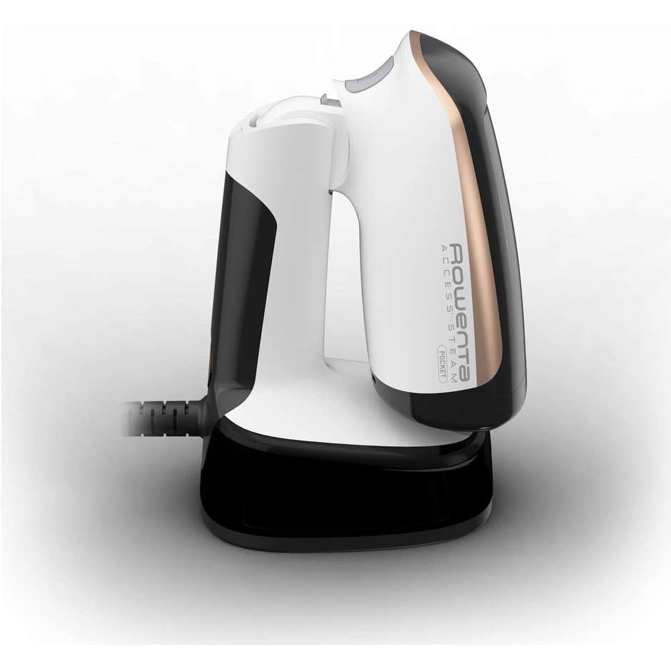 Rowenta DR3030 Access Steam Pocket Stiratore verticale potenza 1300 Watt colore bianco e oro