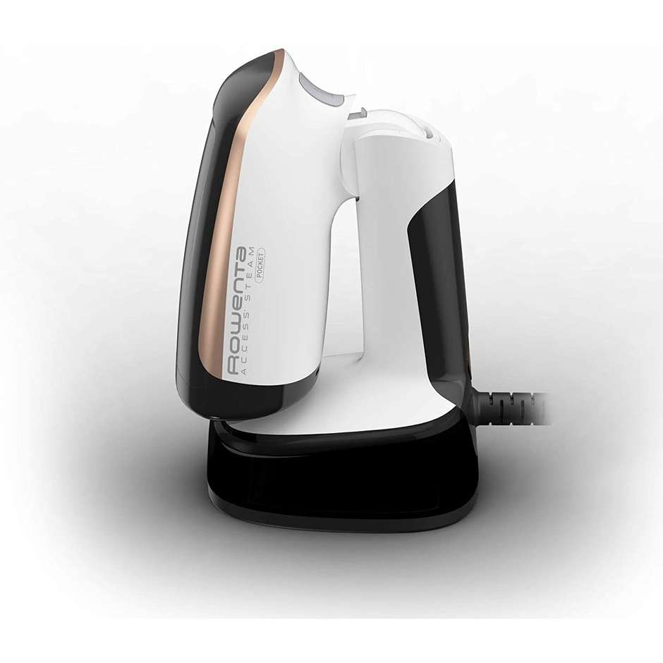 Rowenta DR3030 Access Steam Pocket Stiratore verticale potenza 1300 Watt colore bianco e oro
