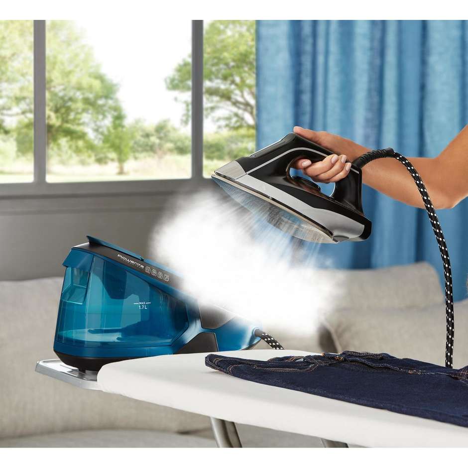 Rowenta VR8322 Turbosteam generatore di vapore 2600 W colore blu e nero