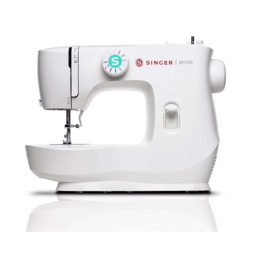 Singer M1505 Macchina da cucire 13 funzioni asola a 4 gradini colore bianco