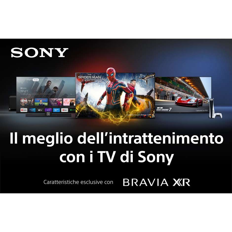 Sony XR48A90KAEP TV OLED 48" 4K Ultra HD Smart TV Wi-Fi Classe G colore cornice Nero