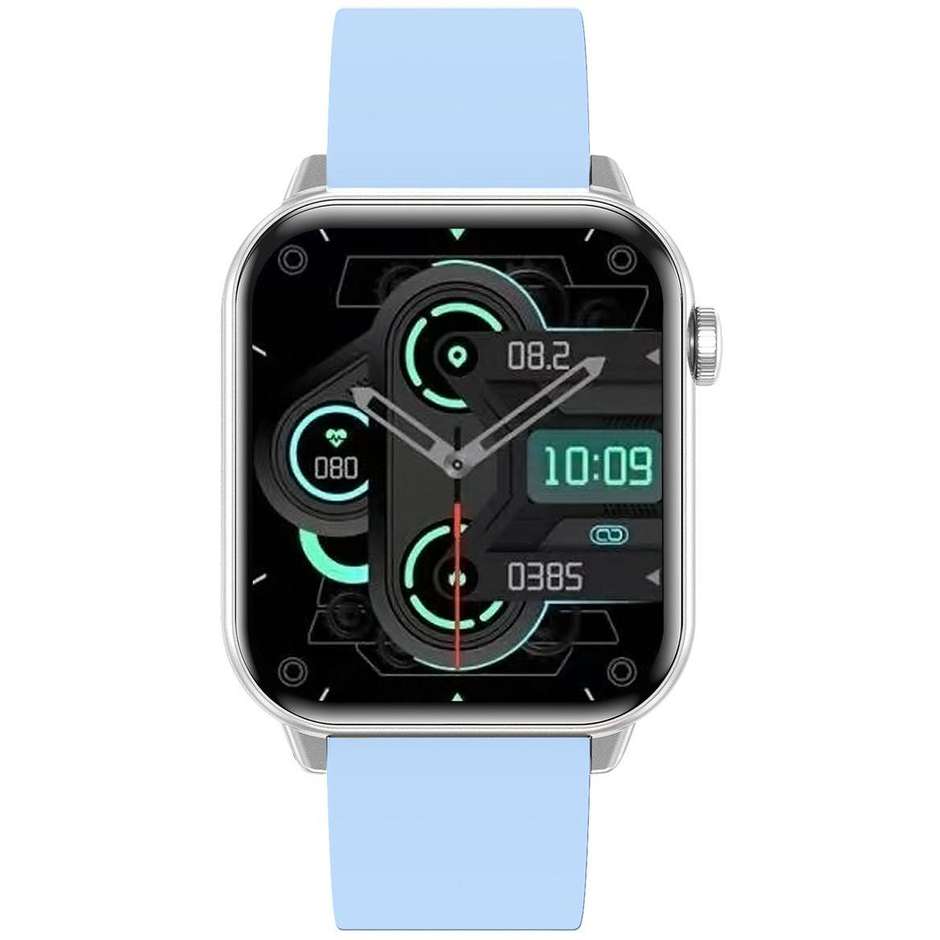 Trevi T-FIT 201 A Smartwatch 1.85" AMOLED Bluetooth Colore Argento
