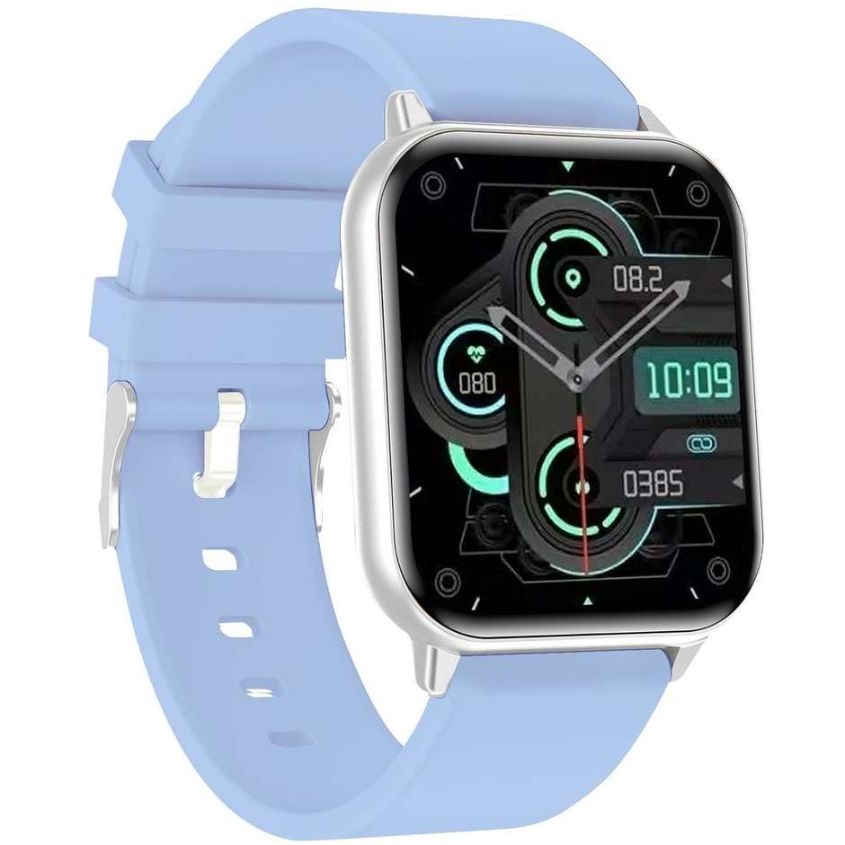 Trevi T-FIT 201 A Smartwatch 1.85" AMOLED Bluetooth Colore Argento