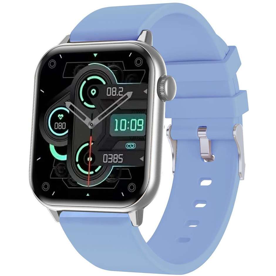 Trevi T-FIT 201 A Smartwatch 1.85" AMOLED Bluetooth Colore Argento
