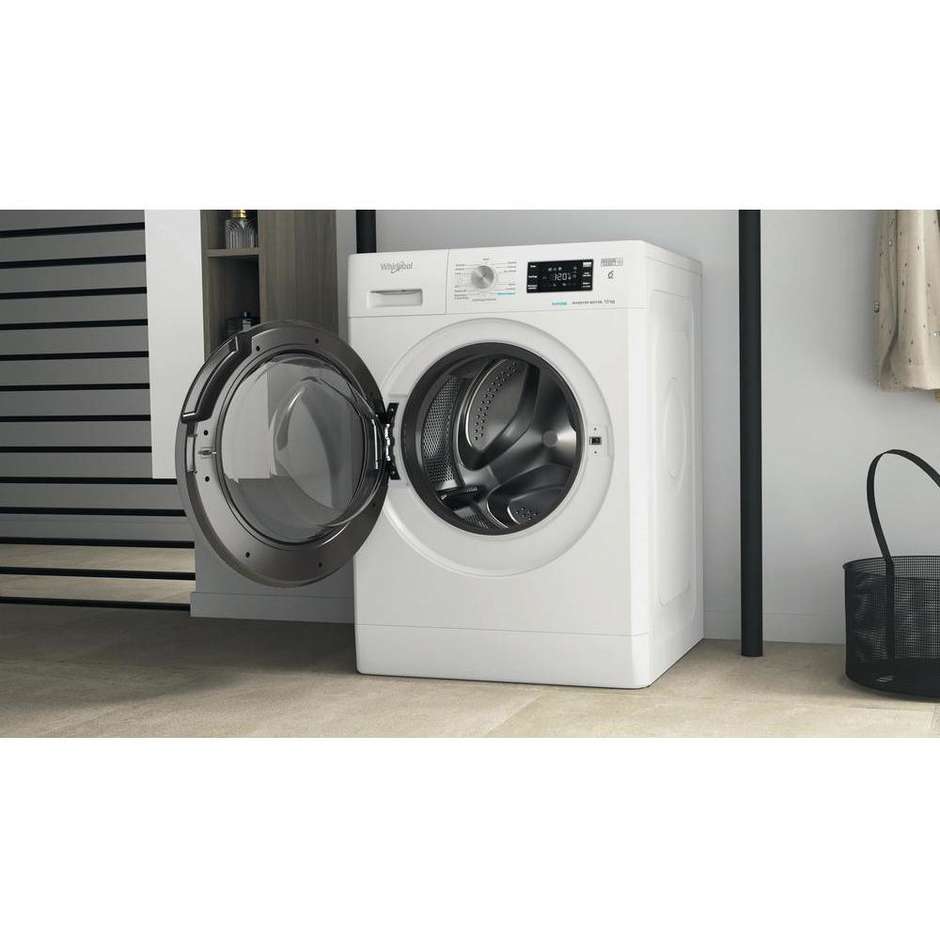 Whirlpool FFB1046SVP Lavatrice Carica frontale Capacità 10 Kg 1400 Giri/min Classe A Colore Bianco