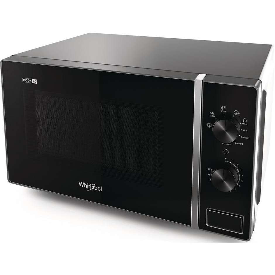 Whirlpool MWP 103 SB Forno a microonde con grill 20 litri colore nero e argento