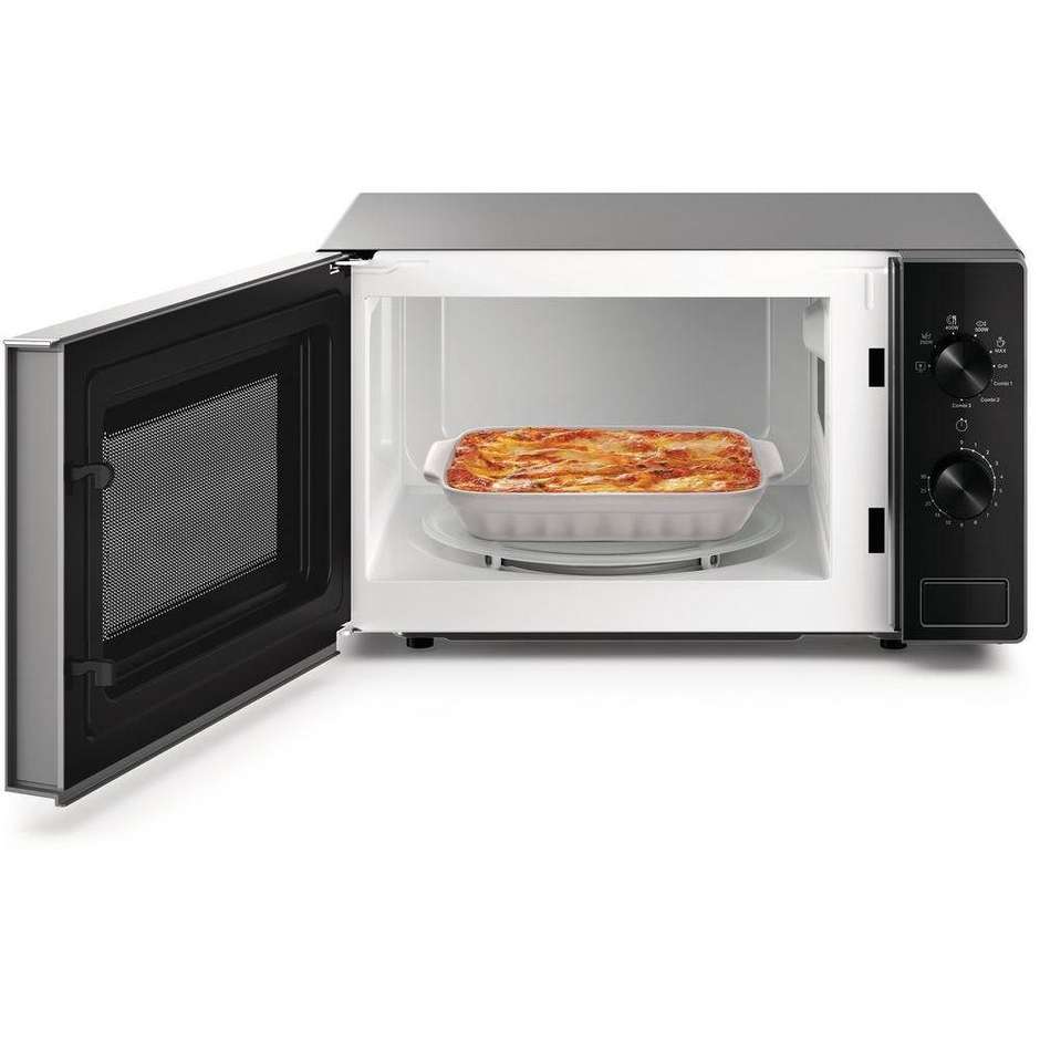 Whirlpool MWP 103 SB Forno a microonde con grill 20 litri colore nero e argento