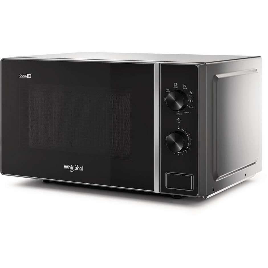 Whirlpool MWP 103 SB Forno a microonde con grill 20 litri colore nero e argento