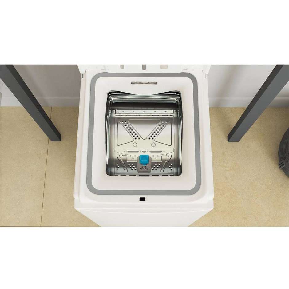 Whirlpool TDLR6240SI Lavatrice Carica dall'alto Capacità 6 Kg 1200 Giri/min Classe C Colore Bianco