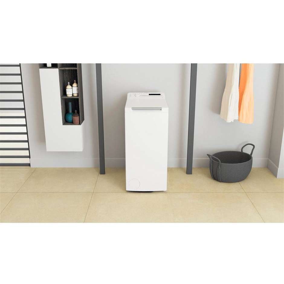 Whirlpool TDLR6240SI Lavatrice Carica dall'alto Capacità 6 Kg 1200 Giri/min Classe C Colore Bianco
