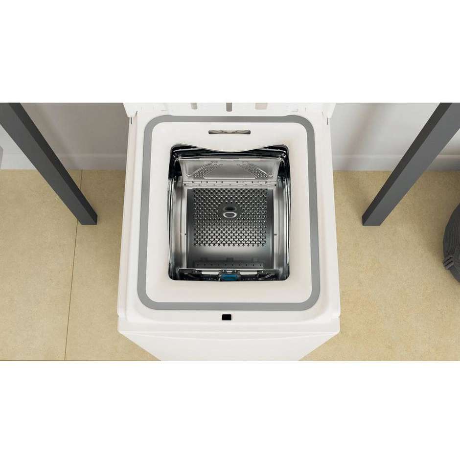 Whirlpool TDLR6240SI Lavatrice Carica dall'alto Capacità 6 Kg 1200 Giri/min Classe C Colore Bianco